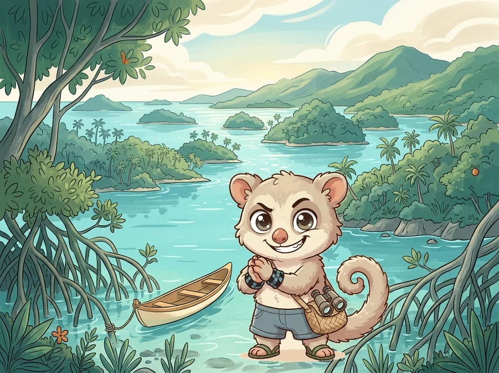 Guss at home in Solomon Islands